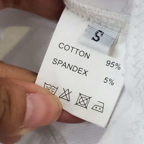 White Long Sleeve Crop Top Hoodie with Corset and Lace-Up Open Back - Picture 5 of 10